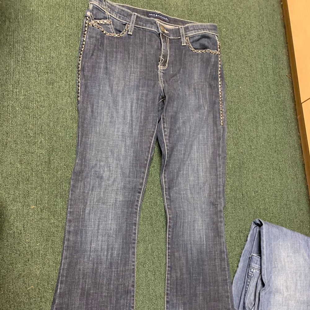 Rock Republic Jean with studs size 12 inseam 32
